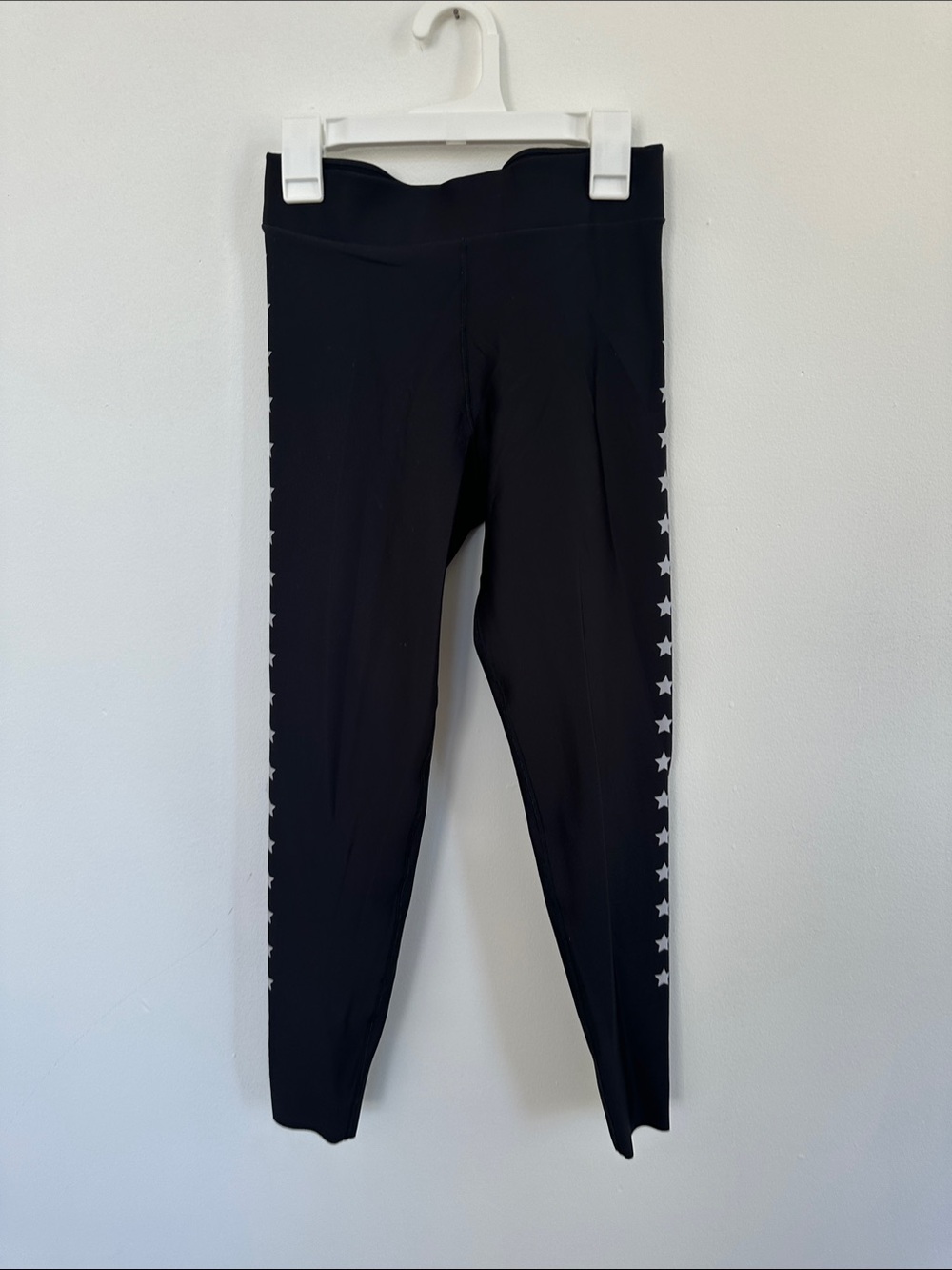 Black Star-Trim High-Waist Leggings -  Women